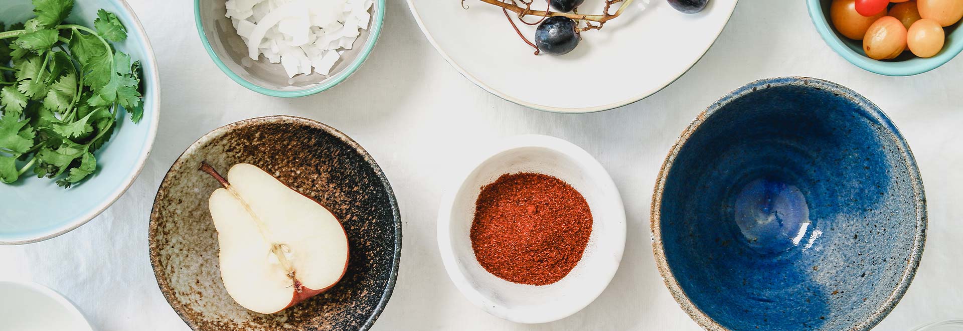 Fruits and Seeds with Spice Bowls 1