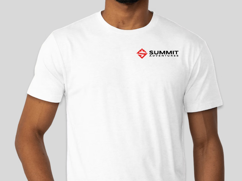 White Short Sleeve T-Shirt Men's - Image 2